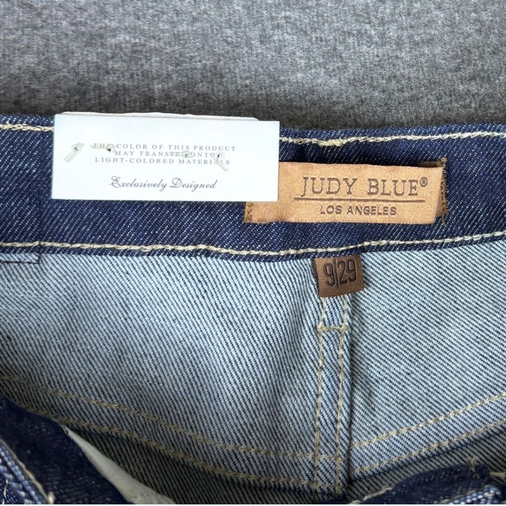 Judy Blue Retro Wide Leg Size 9/29 Jeans Dark Rinse Indigo JB88849 NEW - Picture 4 of 11